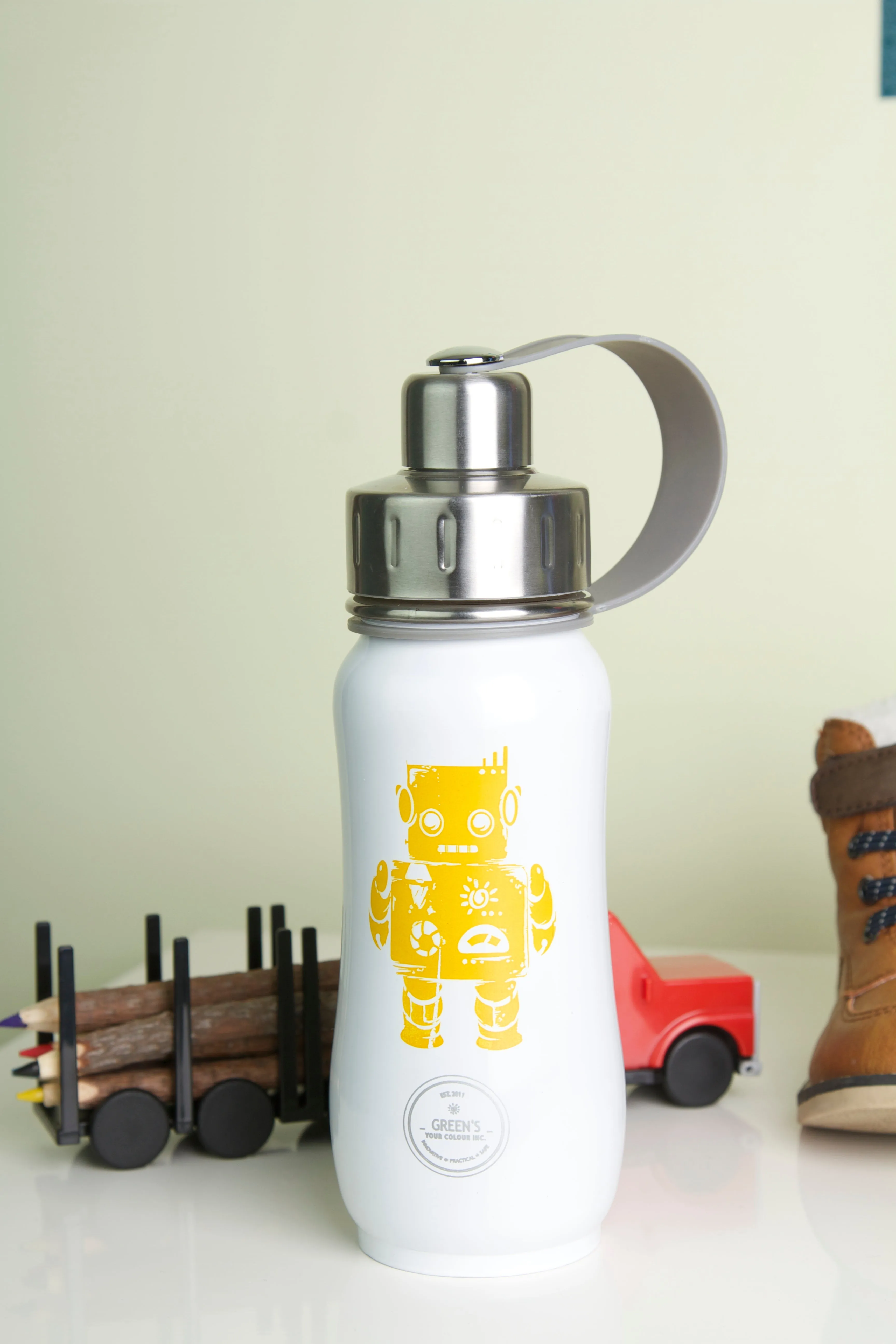 350 ml 'Robbie Robot' White