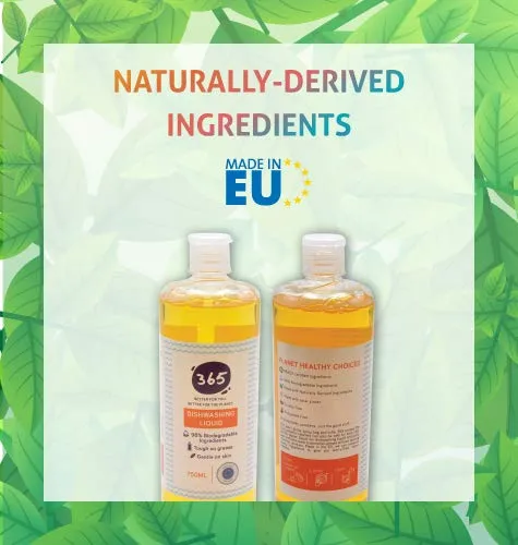 365 Dishwashing liquid, Hand Moisturising, Eco-Friendly, Non-Toxic, Plant-Based cleaning