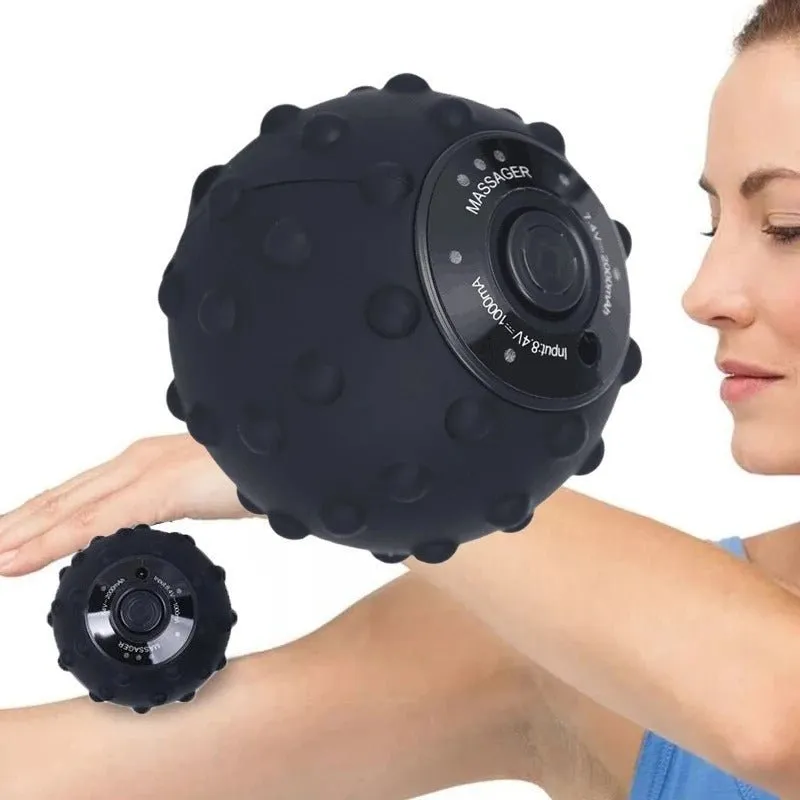 4 Speed Vibrating Massage Ball - Electric Fitness Ball for Muscle and Fitness