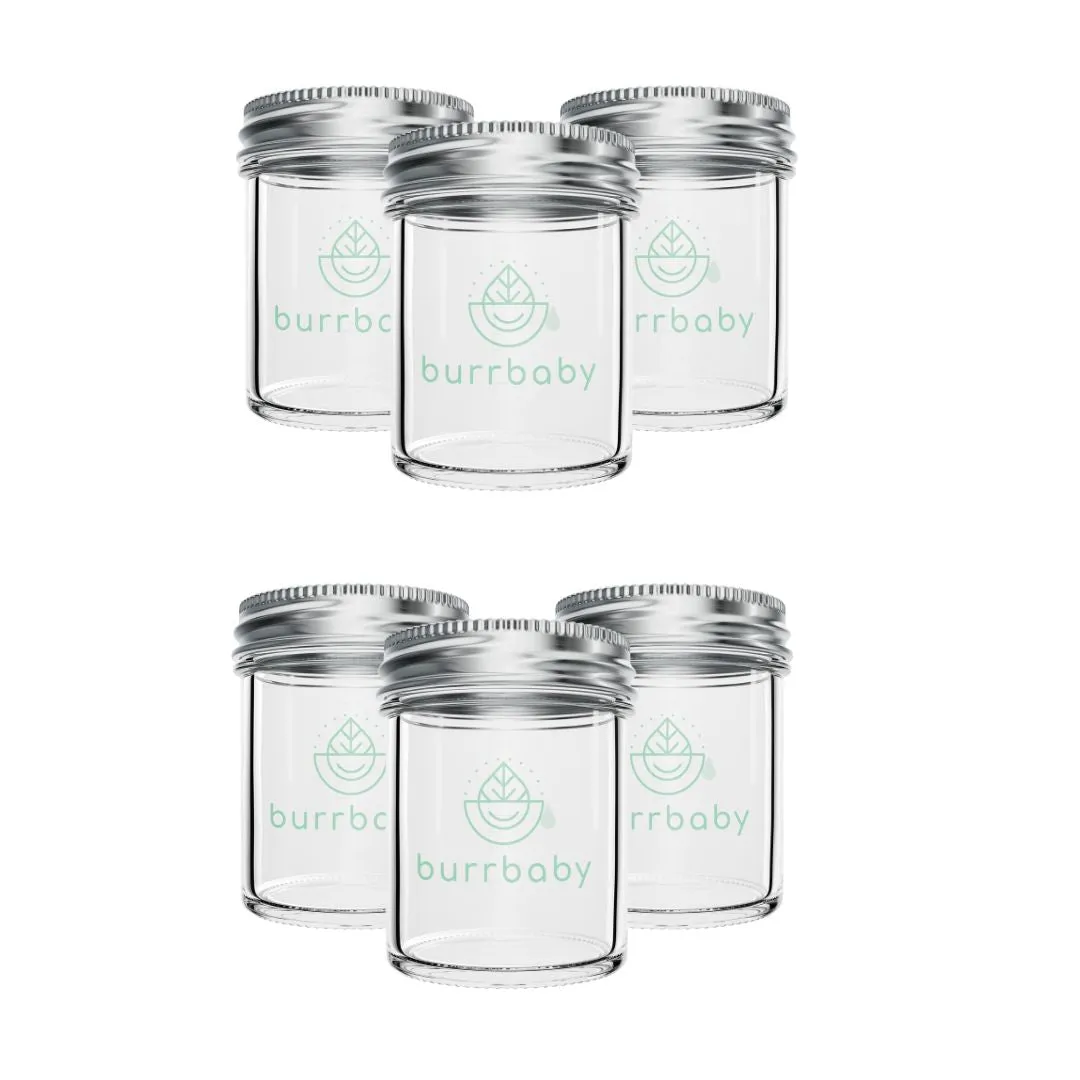 7.5oz Glass Breast Milk Storage Containers