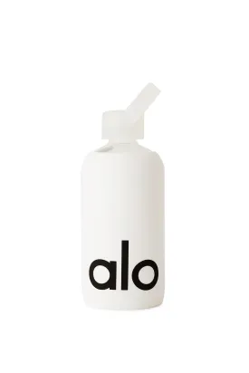 Alo Glass Water Bottle - 500mL - Bone