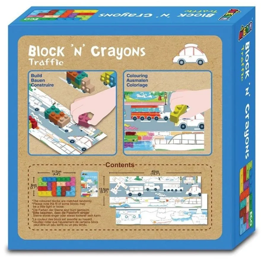 Avenir - Blocks N Crayons Traffic Art Set