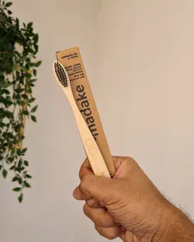 Bamboo toothbrush for Adults- Hexagon