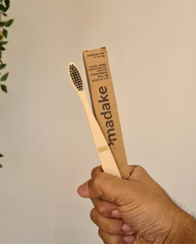 Bamboo toothbrush for Adults- Lines