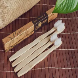 Bamboo Toothbrush x 4