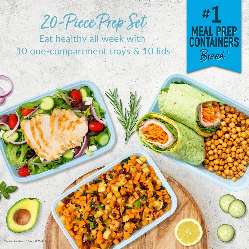 Bentgo Prep 1-Compartment Meal Prep Containers