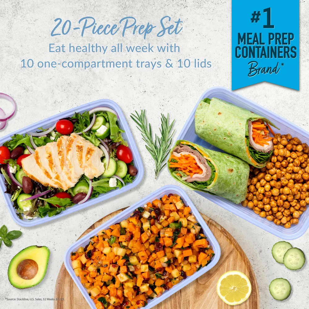 Bentgo Prep 1-Compartment Meal Prep Containers