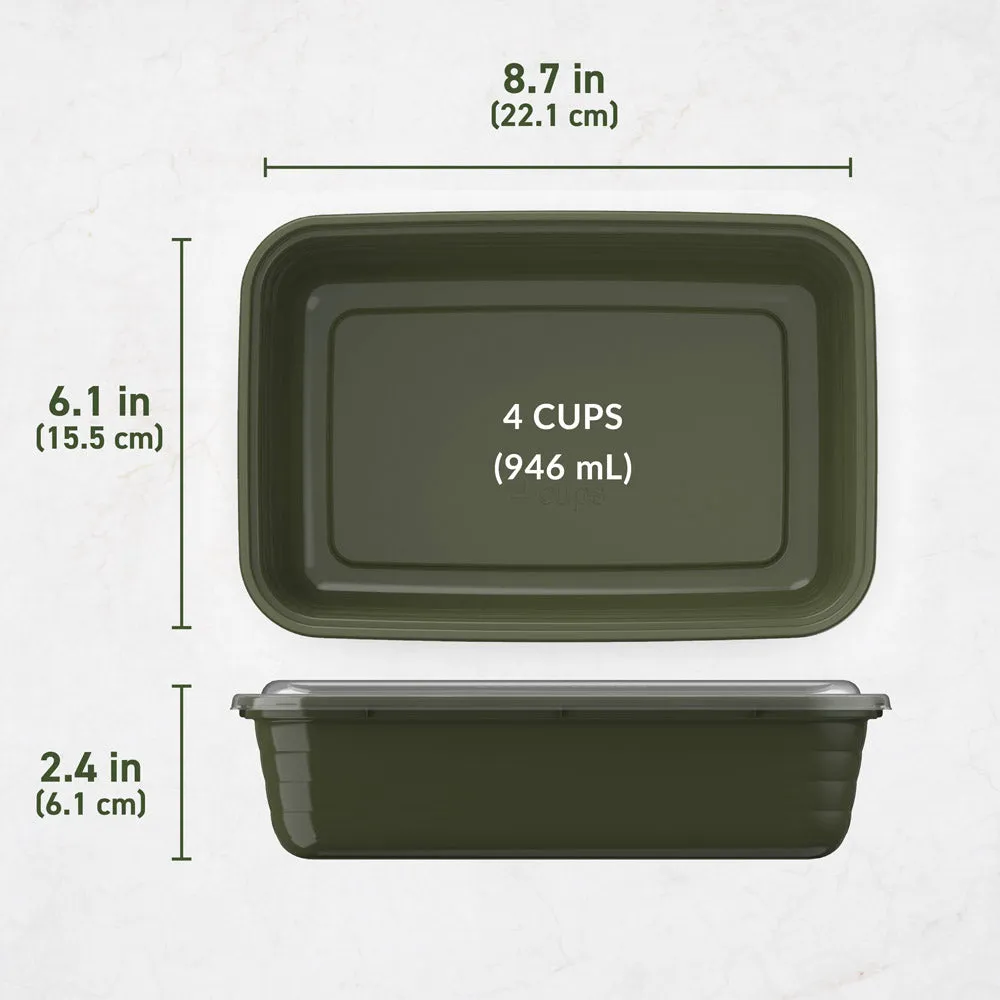 Bentgo Prep 1-Compartment Meal Prep Containers