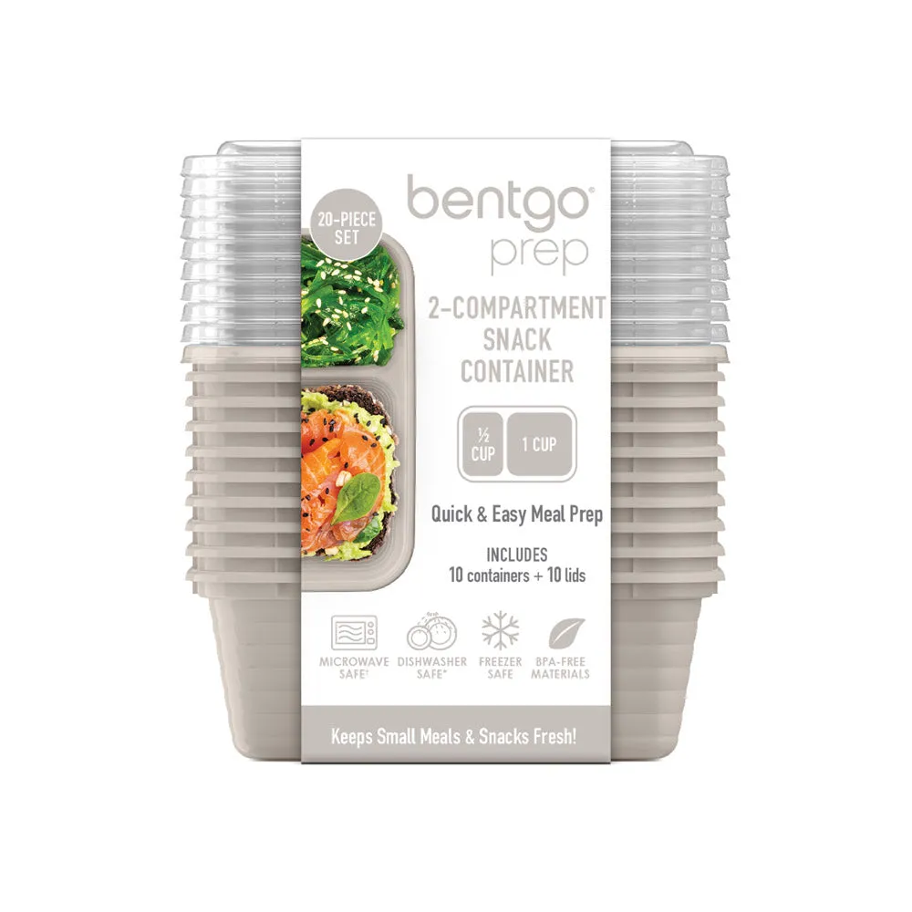 Bentgo Prep 2-Compartment Snack Containers