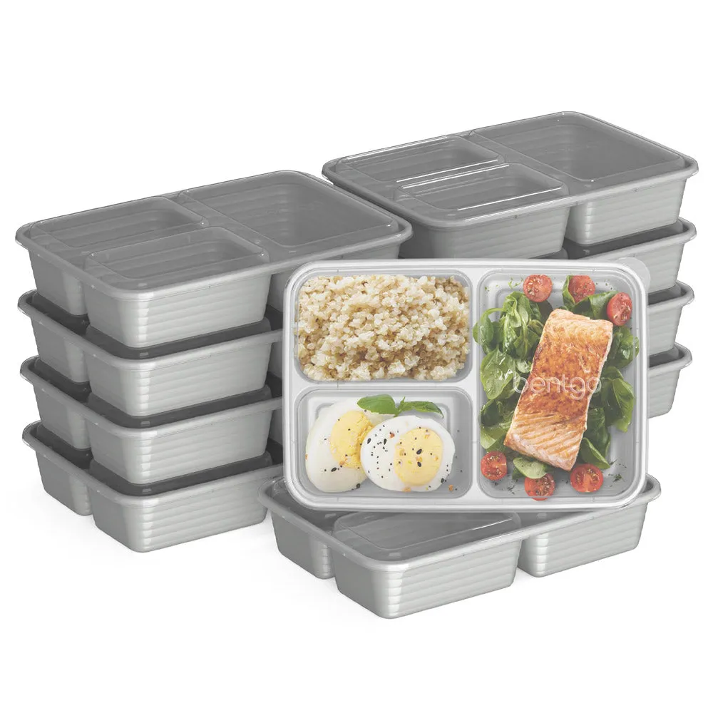 Bentgo Prep 3-Compartment Meal Prep Containers