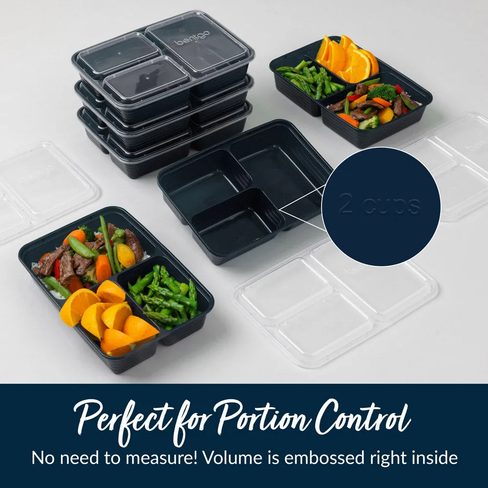 Bentgo Prep 3-Compartment Meal Prep Containers