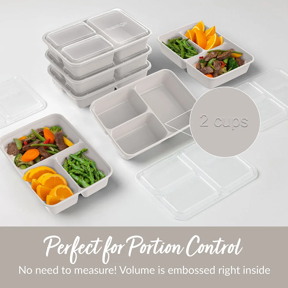 Bentgo Prep 3-Compartment Meal Prep Containers