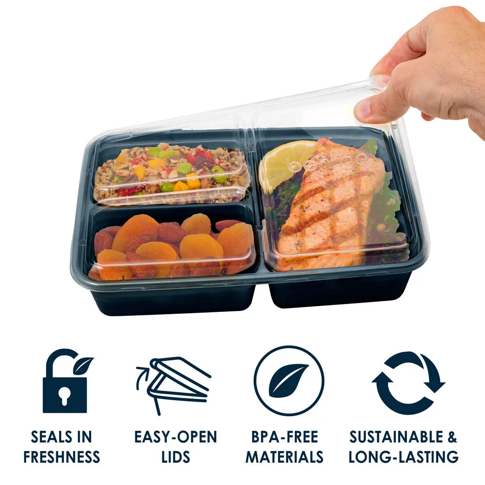 Bentgo Prep 3-Compartment Meal Prep Containers