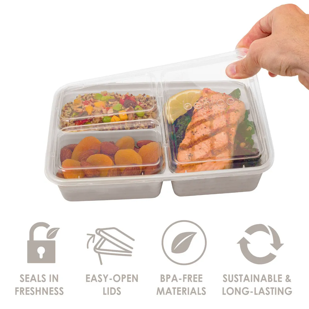 Bentgo Prep 3-Compartment Meal Prep Containers