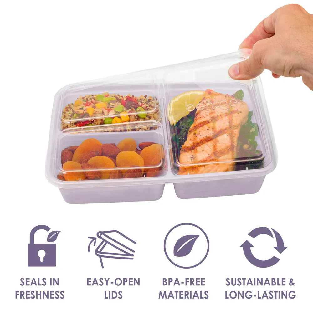 Bentgo Prep 3-Compartment Meal Prep Containers