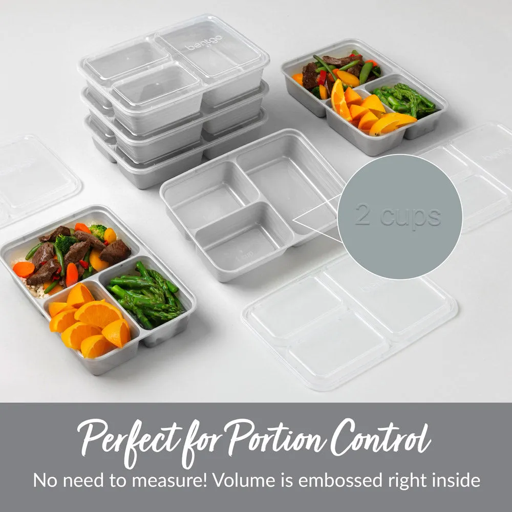 Bentgo Prep 3-Compartment Meal Prep Containers