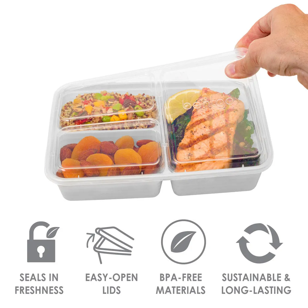 Bentgo Prep 3-Compartment Meal Prep Containers