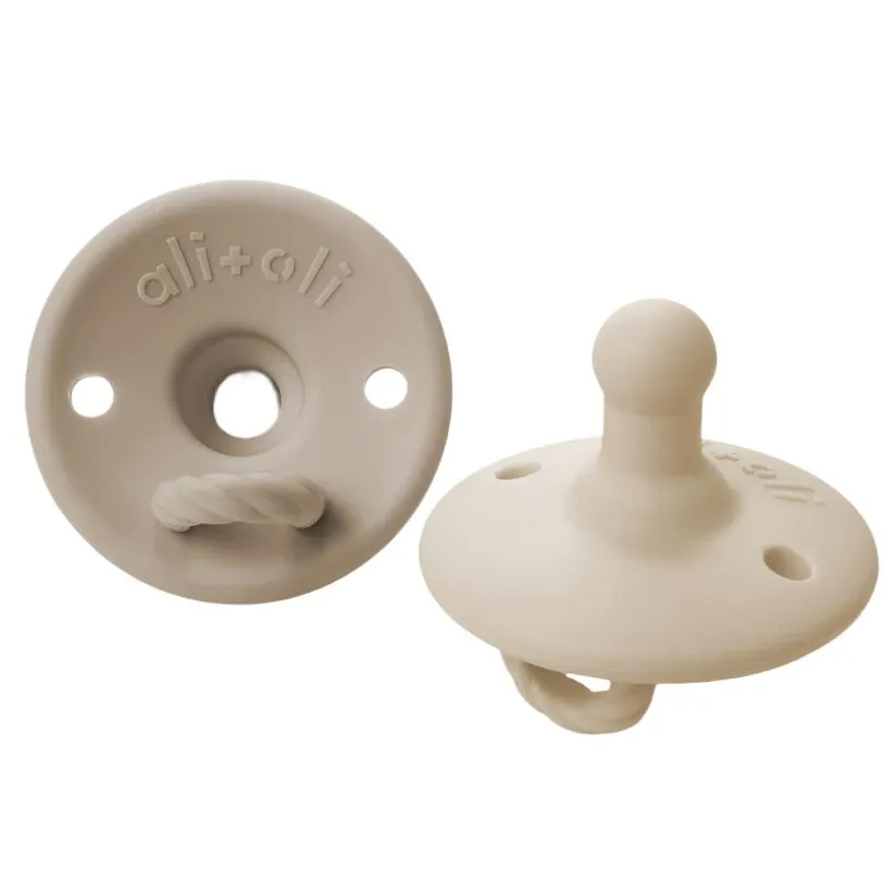 BPA-Free Silicone Baby Pacifiers - 2 Pc.