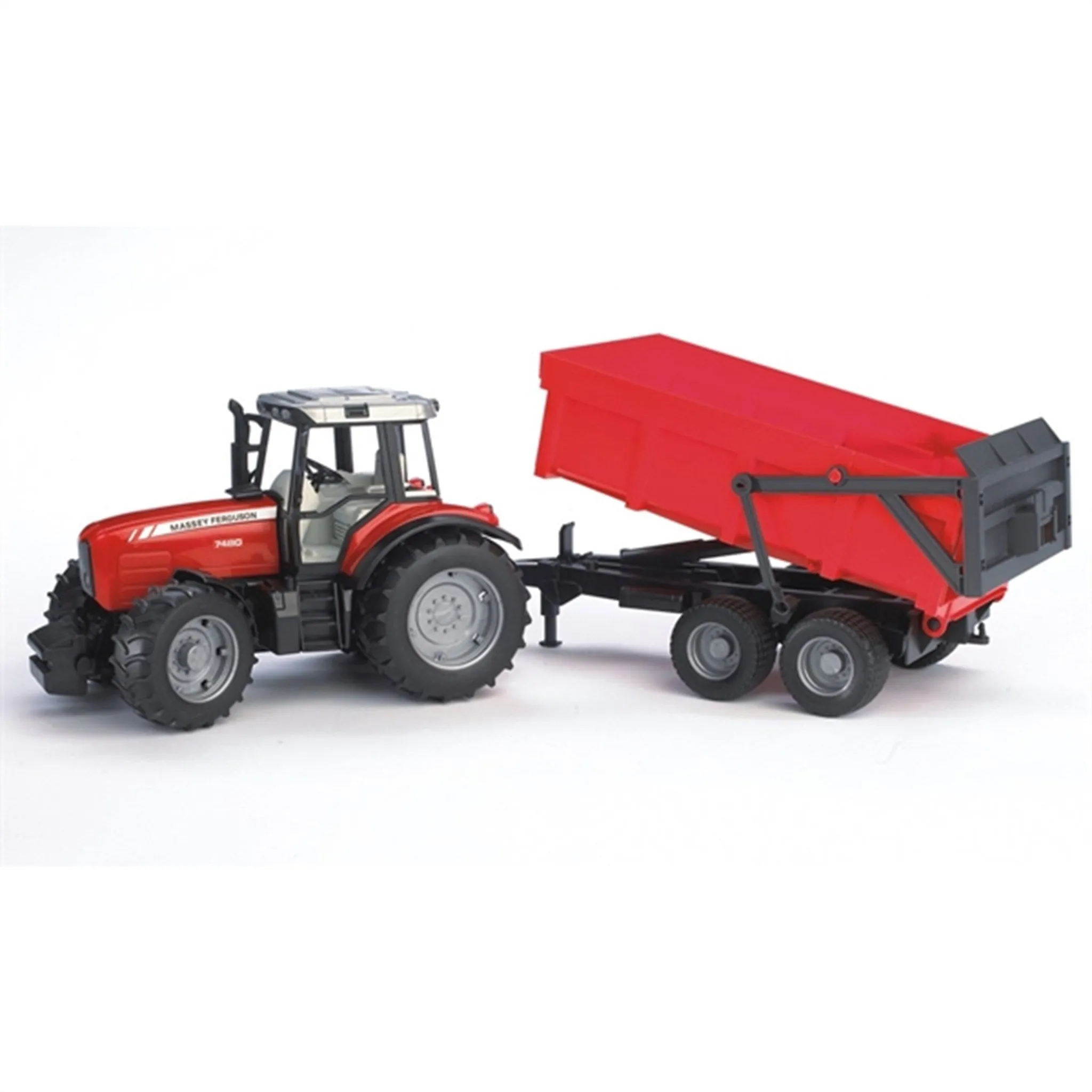 Bruder Massey Ferguson 7480 with Tipping Trailer