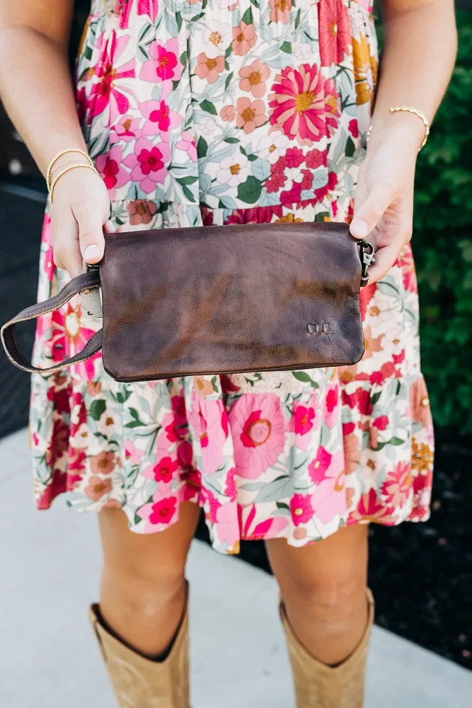 Cadence Teak Rustic Convertible Clutch