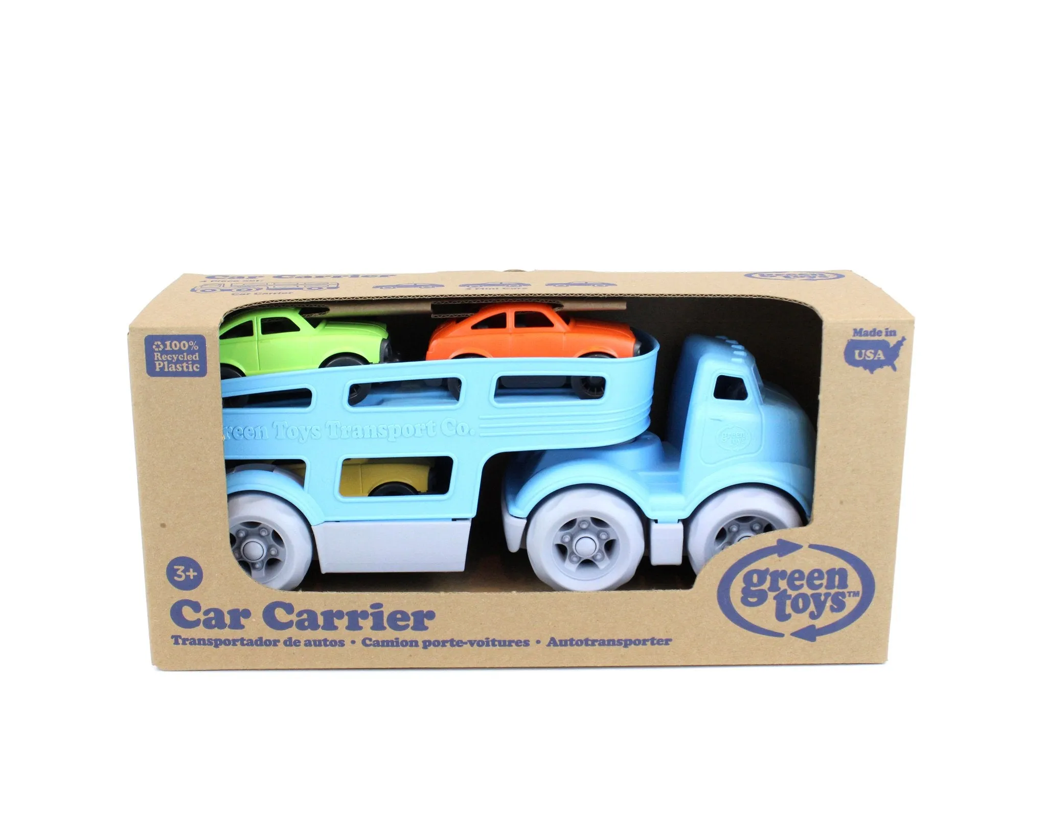 Car Carrier by Green Toys Made with Recycled Plastic Made in USA