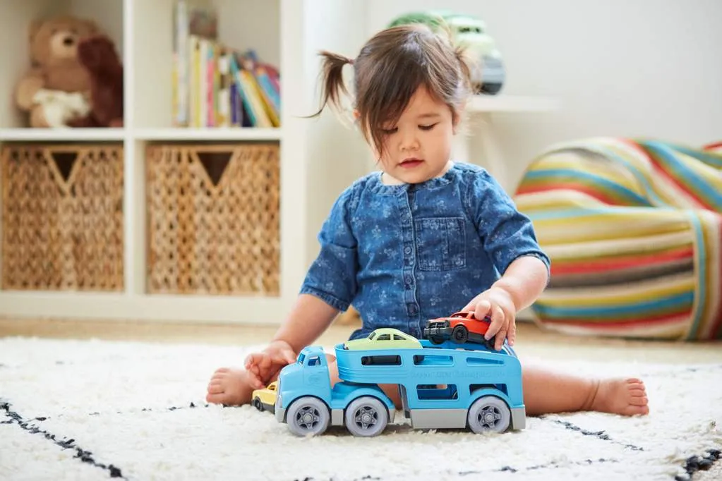 Car Carrier by Green Toys Made with Recycled Plastic Made in USA