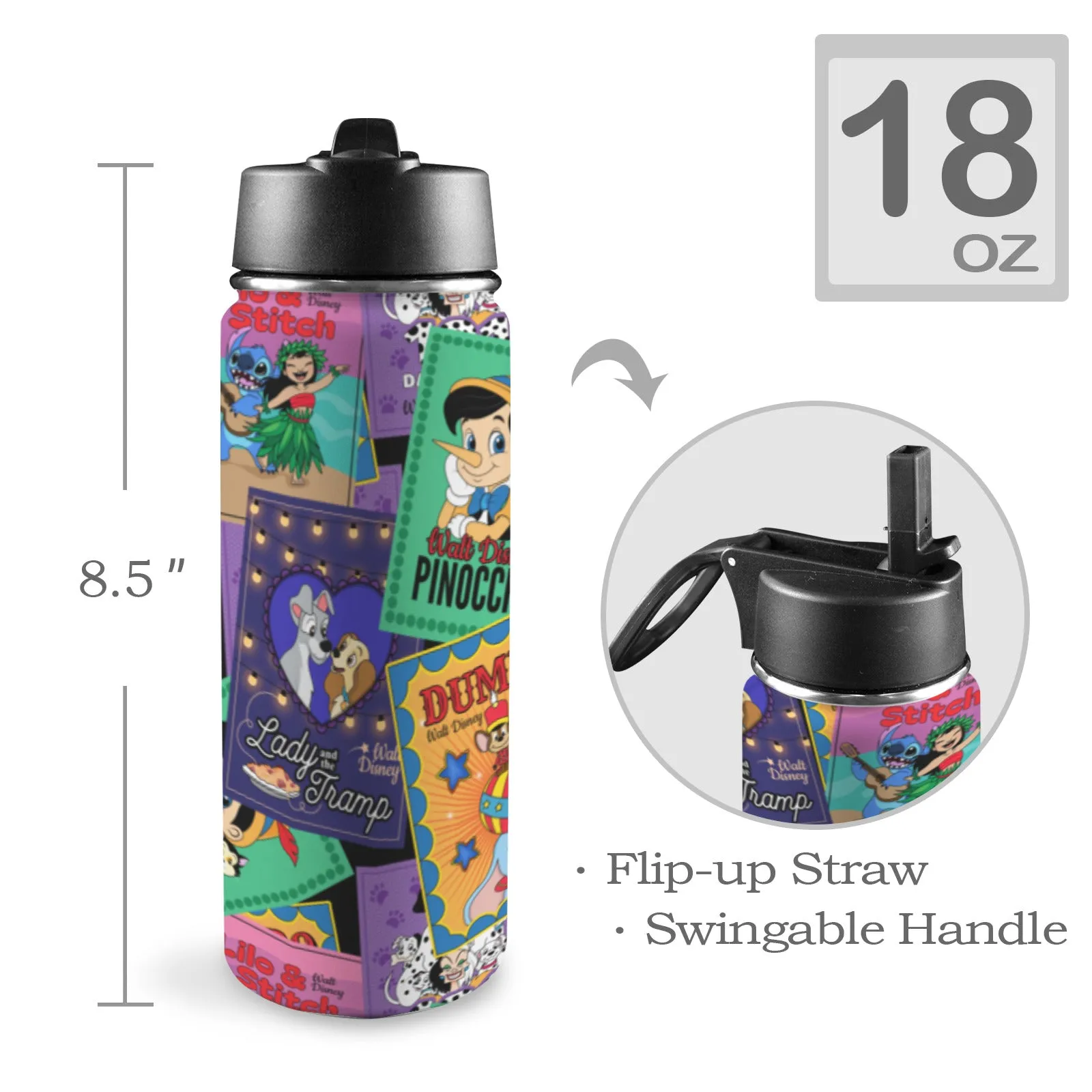 Classic Posters Insulated Water Bottle