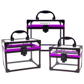 Clear Cosmetics and Toiletry Train Case