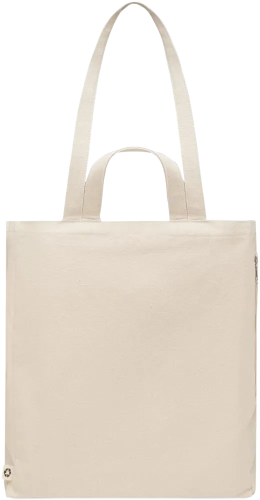 Comfort recycled polycotton beach bag