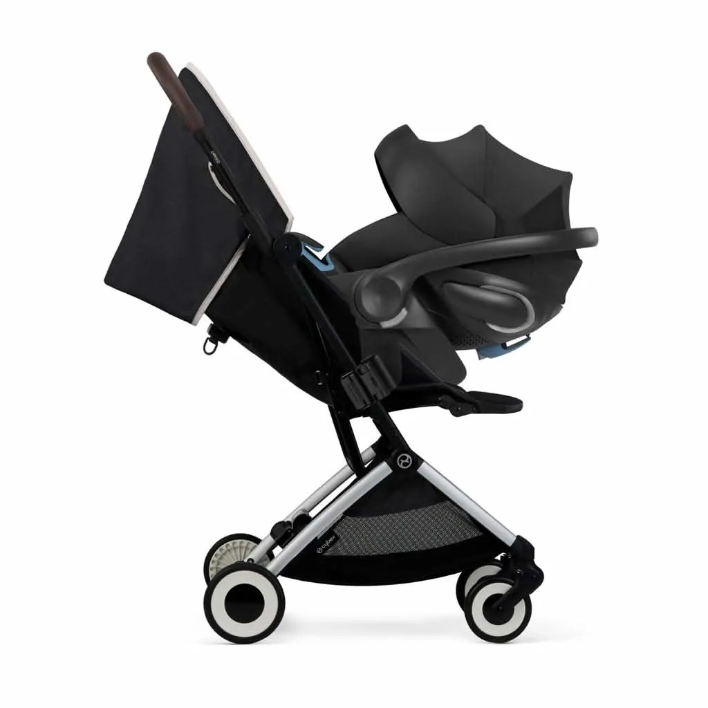 Cybex Orfeo Stroller, Silver Frame with Seat