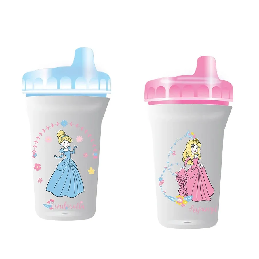 Disney BPA Free Baby Sippy Cup, 12 Months , 300ML, Pack of 2 - Princess - Mix