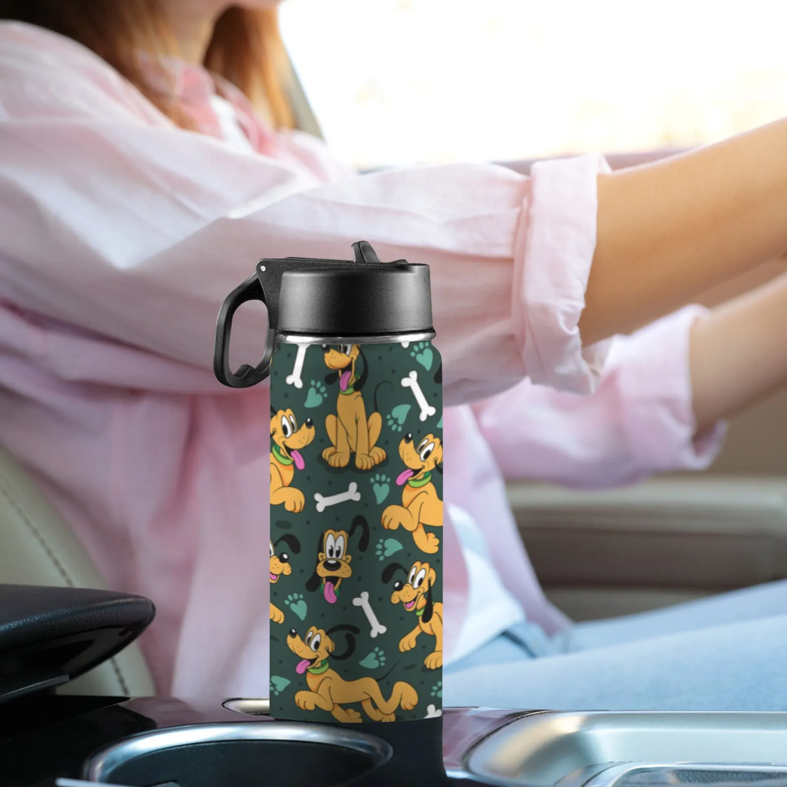 Disney Pluto Life Is Better With A Dog Insulated Water Bottle