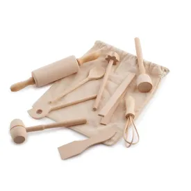 Ecoliving Wooden Mini Kitchen Utensil Children's Set