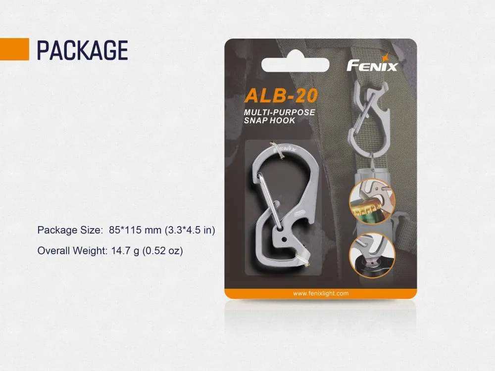 Fenix ALB-20 Multi-Purpose Snap Hook