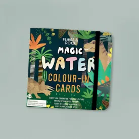 Floss & Rock Magic Colour Changing Water Cards, Dinosaur