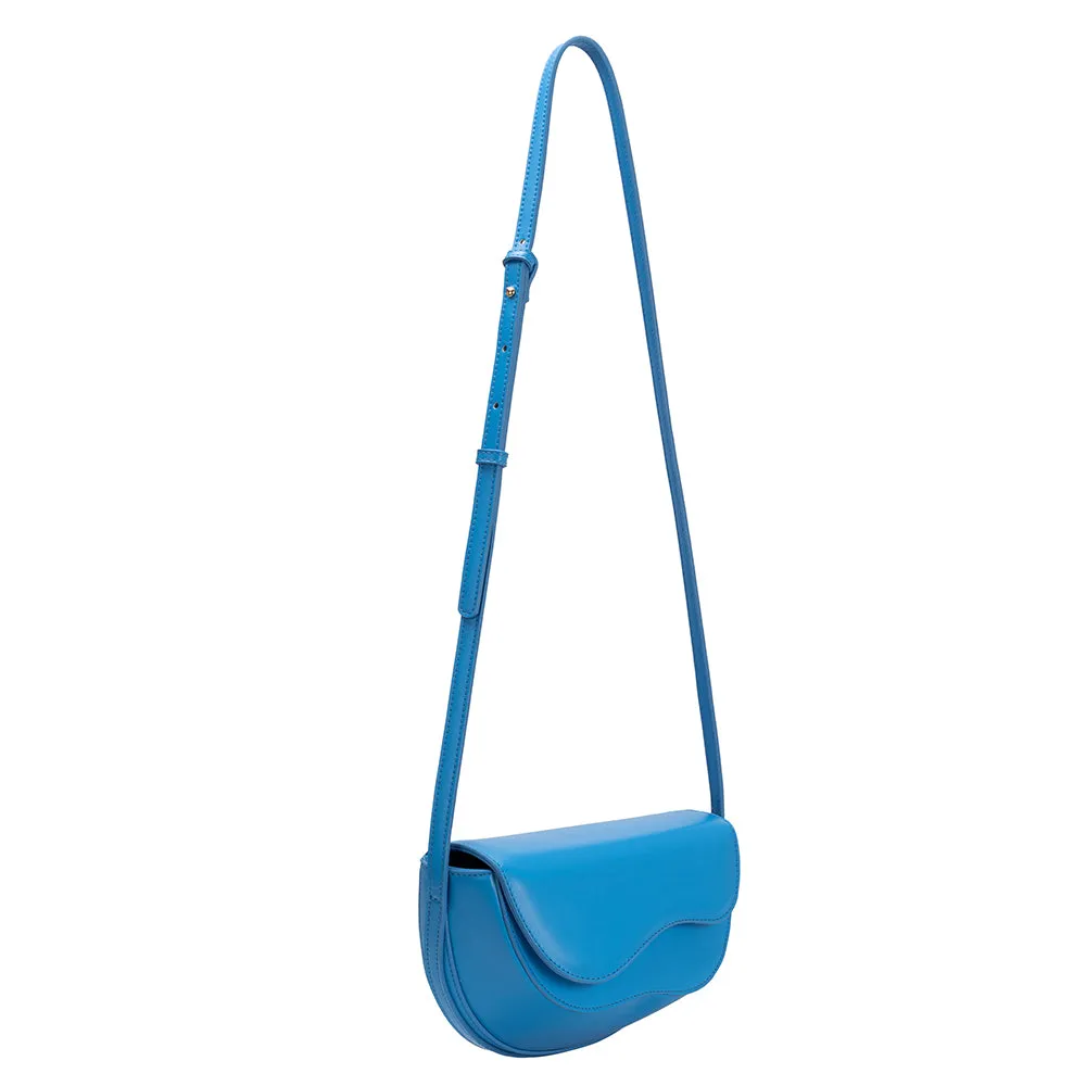 Frieda Blue Recycled Vegan Crossbody Bag - FINAL SALE