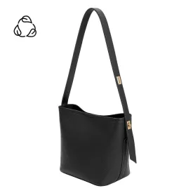 Irina Black Recycled Vegan Shoulder Bag