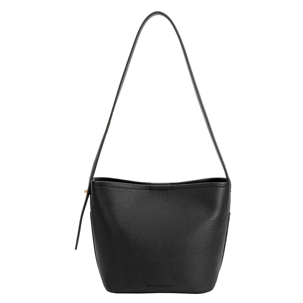 Irina Black Recycled Vegan Shoulder Bag