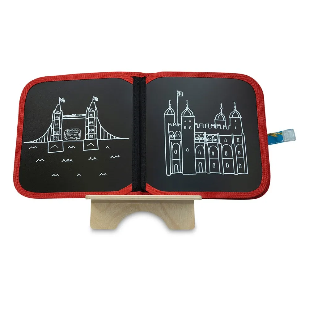 Jaq Jaq Bird - Cities of Wonder Erasable Book - London