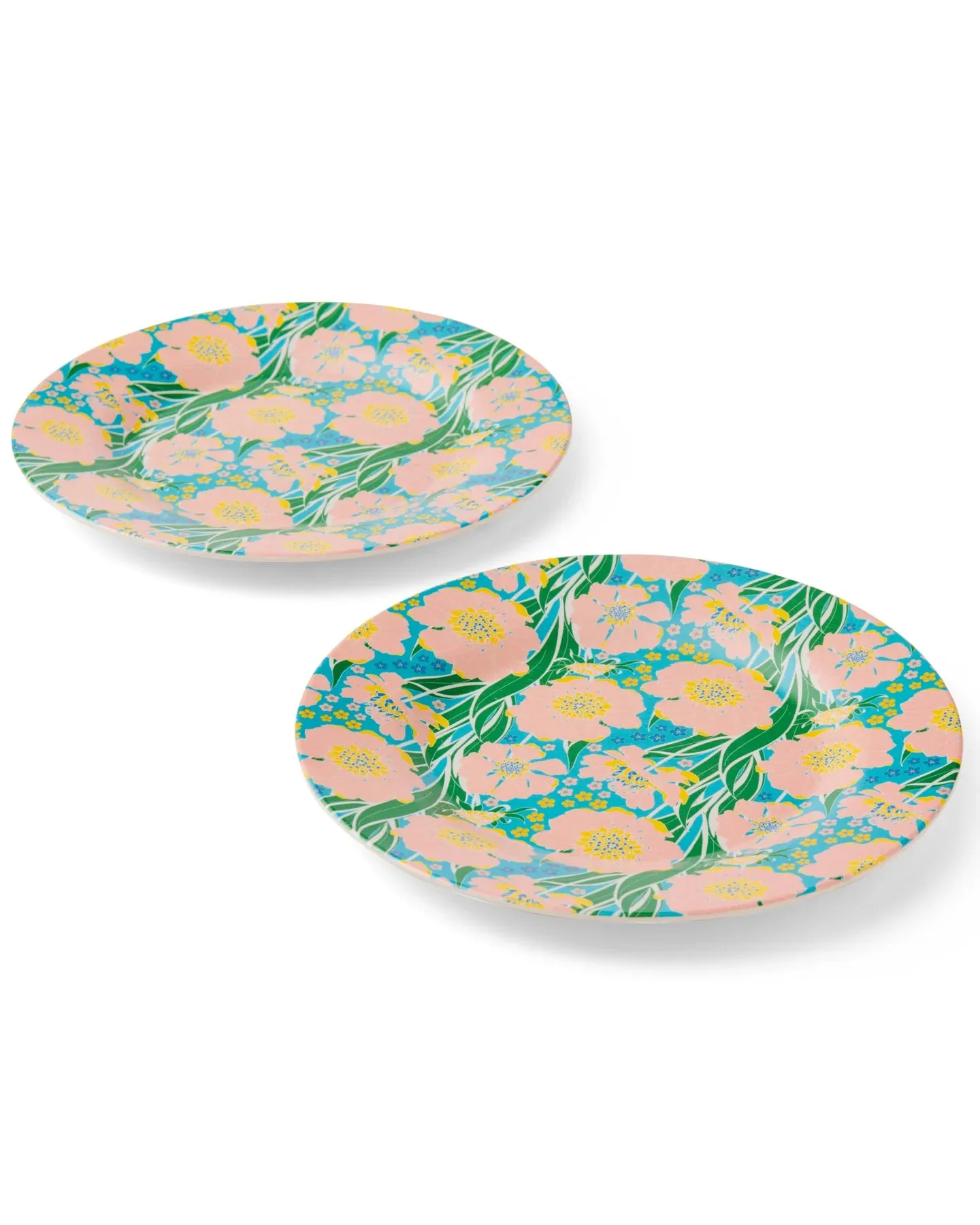 Kip & Co Tumbling Flowers Dinner Plate 2P Set