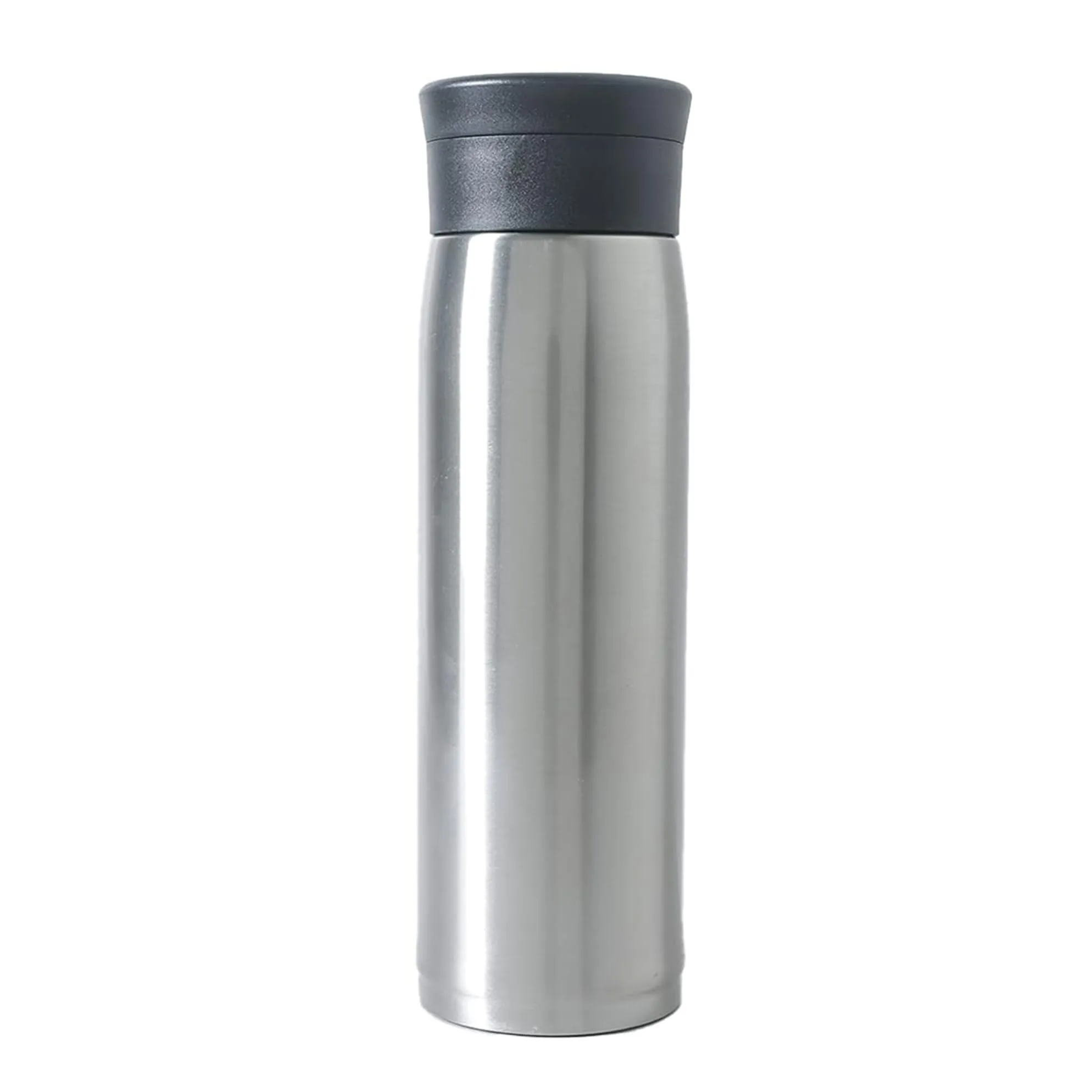 Kuber Industries Leakproof Insulated Stainless Steel Water Tumbler Bottle for Men's | Water Bottle for Office & Kids | Ideal for Gym, Home, Hiking & Travel | CO230201B-Silver