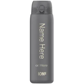 Leak Proof 1 Litre Thermal Steel Water Bottle, Personalised, Insulated, 1L