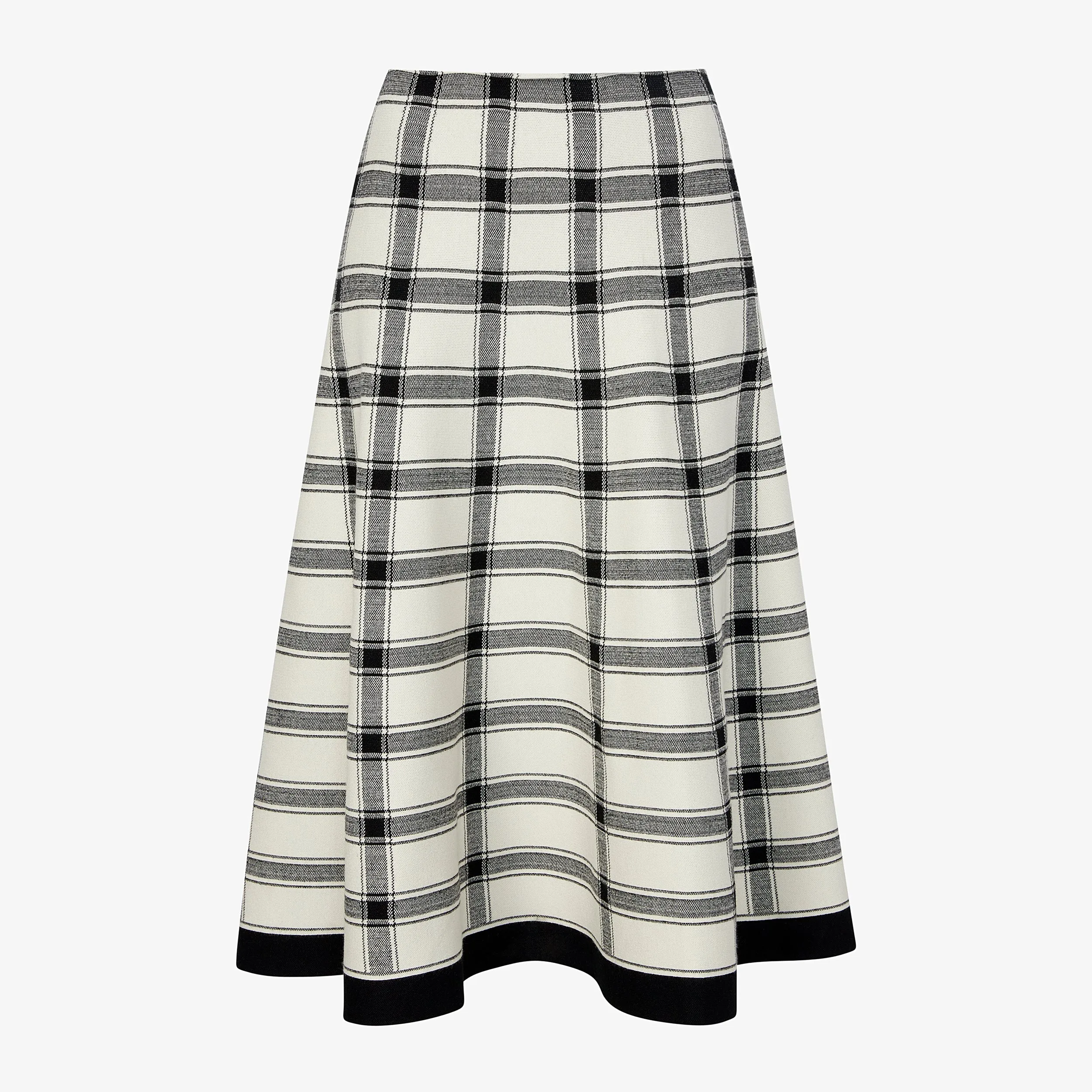 Marlowe Skirt - Eco 365Knit :: Bold Check