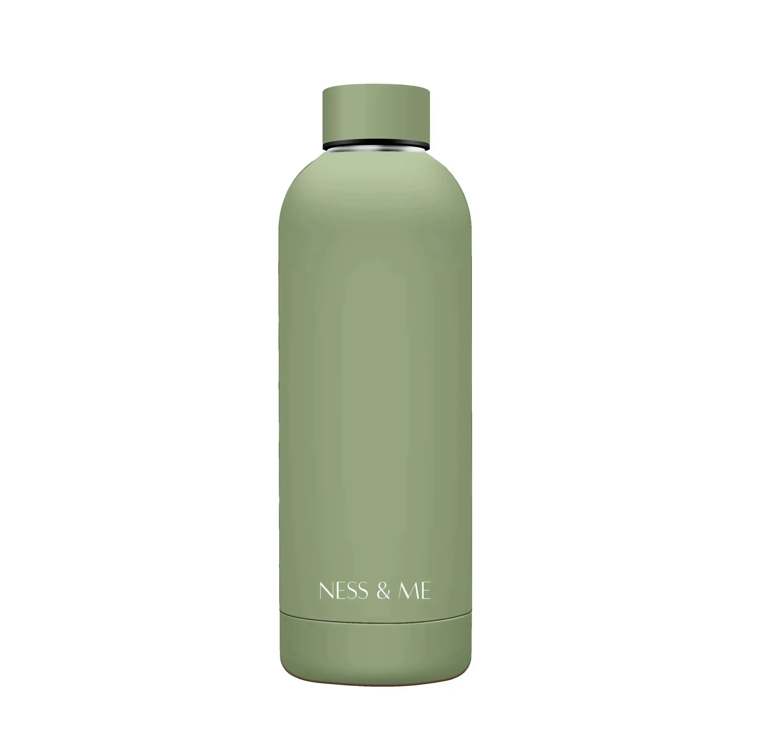 Matte Matcha Green 500ml Stainless Steel Water Bottle