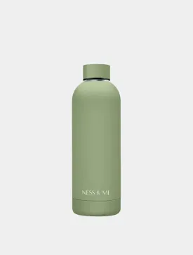 Matte Matcha Green 500ml Stainless Steel Water Bottle