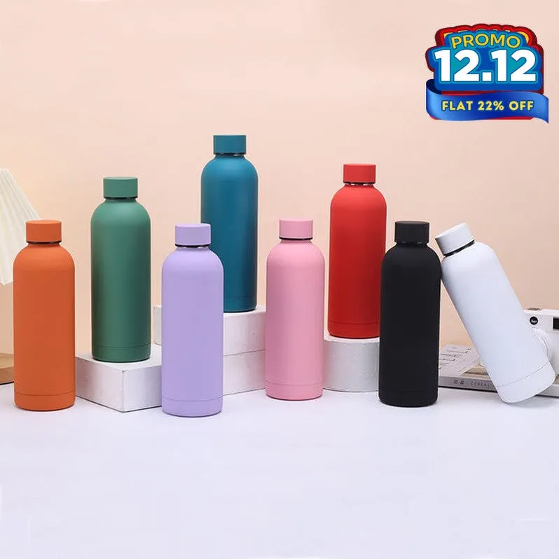 Matte Water Bottle - Blue