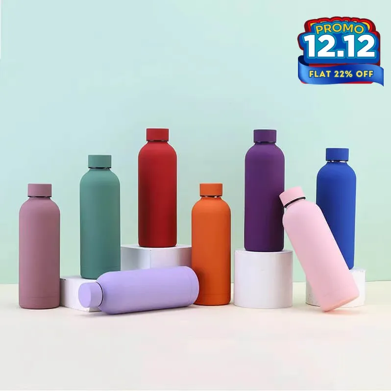 Matte Water Bottle - Blue