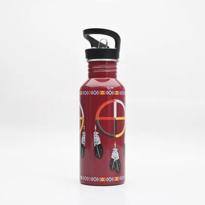 Medicine Wheel Stainless Steel Water Bottle