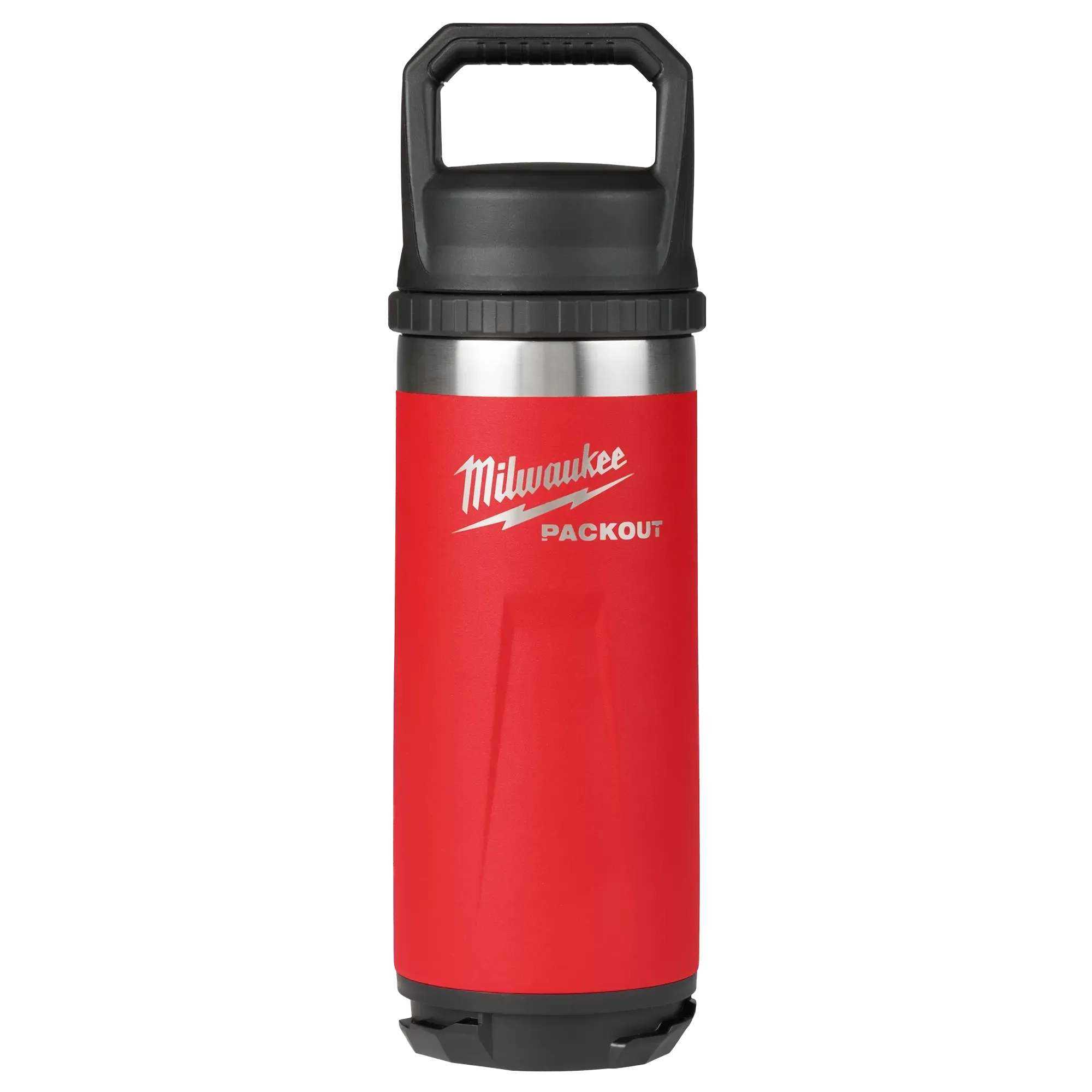 Milwaukee 48-22-8382R PACKOUT™ 18 oz 18/8 Stainless Steel Red Insulated Bottle with Chug Lid