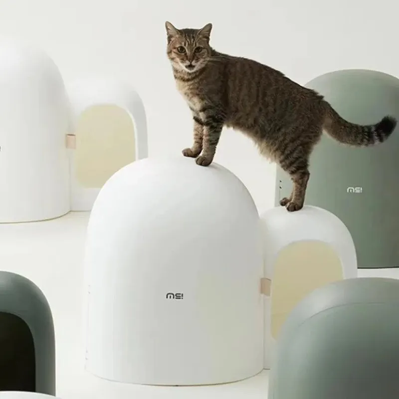 MS Modern & Chic Fully Enclosed Compact Cat Litter Box